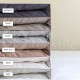 Satin fitted sheets (SILVER)